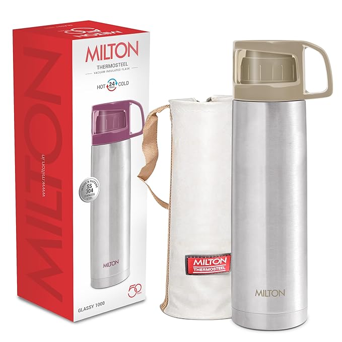 MILTON THERMOSTEEL GLASSY